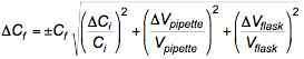 propogation of random errors