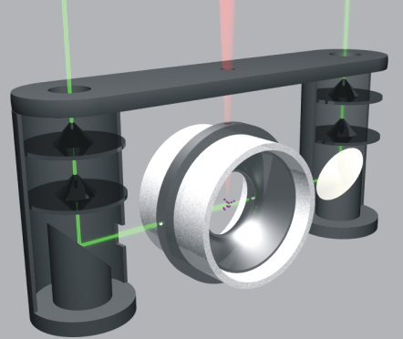 Home-built QIT for laser-induced fluorescence